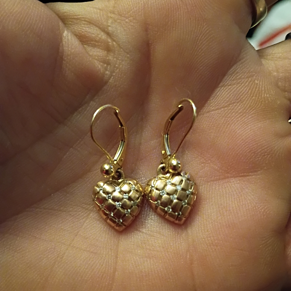 14kt Golf Antique Earrings